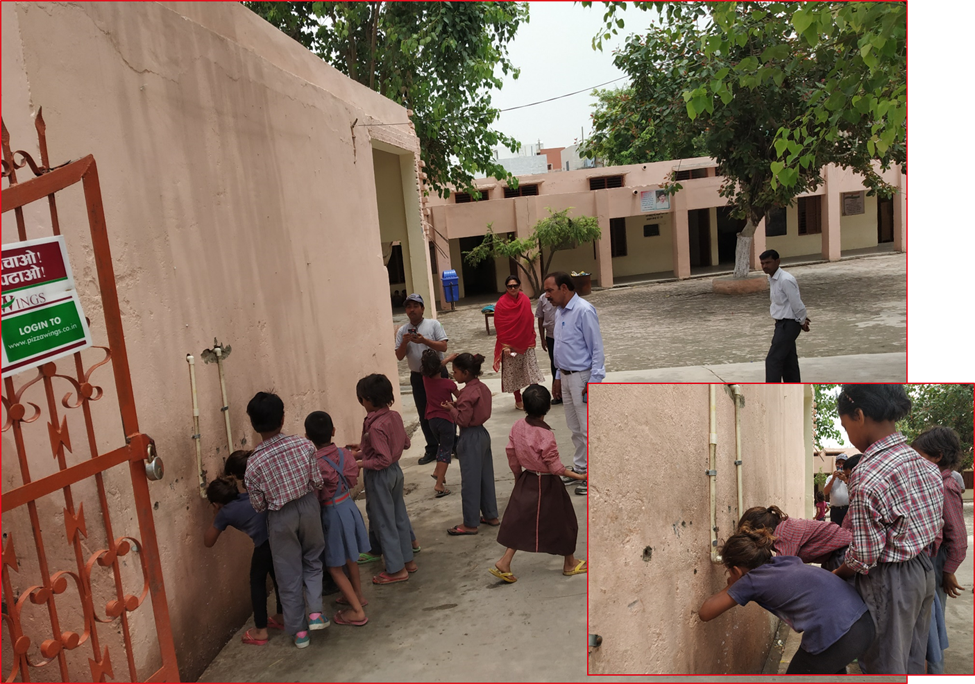 Yokohama installed RO System and Water Cooler at government school making available safe drinking water