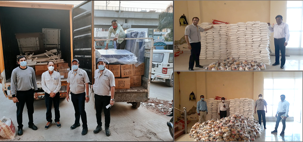 Yokohama extended its support for migrants suffered during COVID-19 Pandemic lockdown period and distributed food packets to through local administration